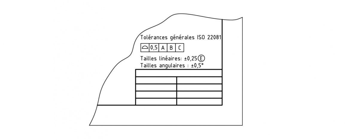 NF EN ISO 22081  Tolérances générales 